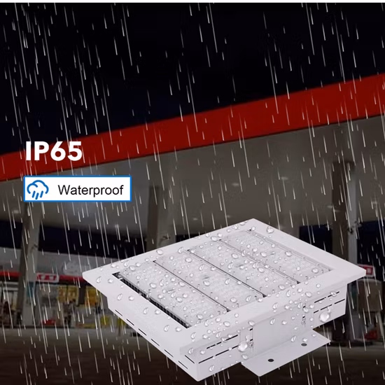 Luce da incasso per tettoia a LED per stazione di servizio benzina IP65 5 anni di garanzia