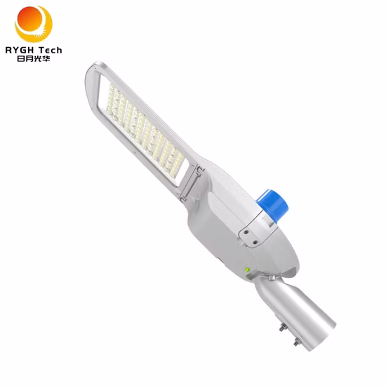 Illuminazione stradale pubblica per esterni LED Luces IP66 Fotocellula Lampada per scatola da scarpe Alloggiamento in alluminio 170lm / W Lampione stradale a LED integrato 50W 100W 150W 200W